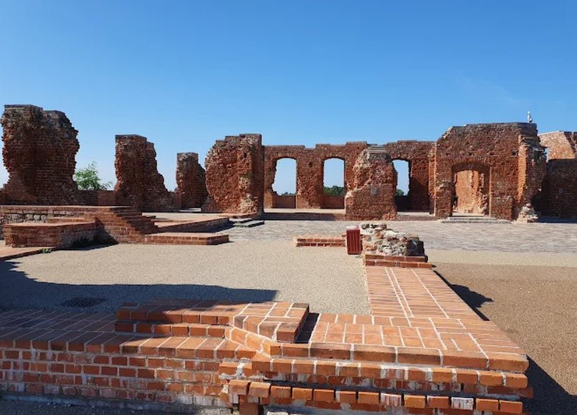 The ruins of the Castle of the Dukes of Mazovia, Poland